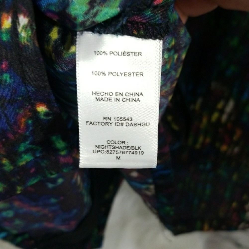 Derek Lam Button Down Sheer Abstract Blouse Sz M - image 8